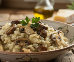 découvrez notre recette de risotto aux champignons, onctueuse et savoureuse, qui vous transportera directement au cœur de l'italie.