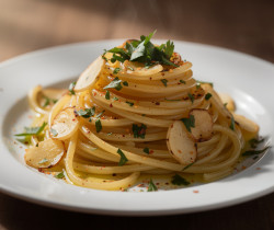 découvrez la recette rapide et savoureuse des spaghetti aglio e olio, un plat italien traditionnel prêt en seulement 10 minutes.