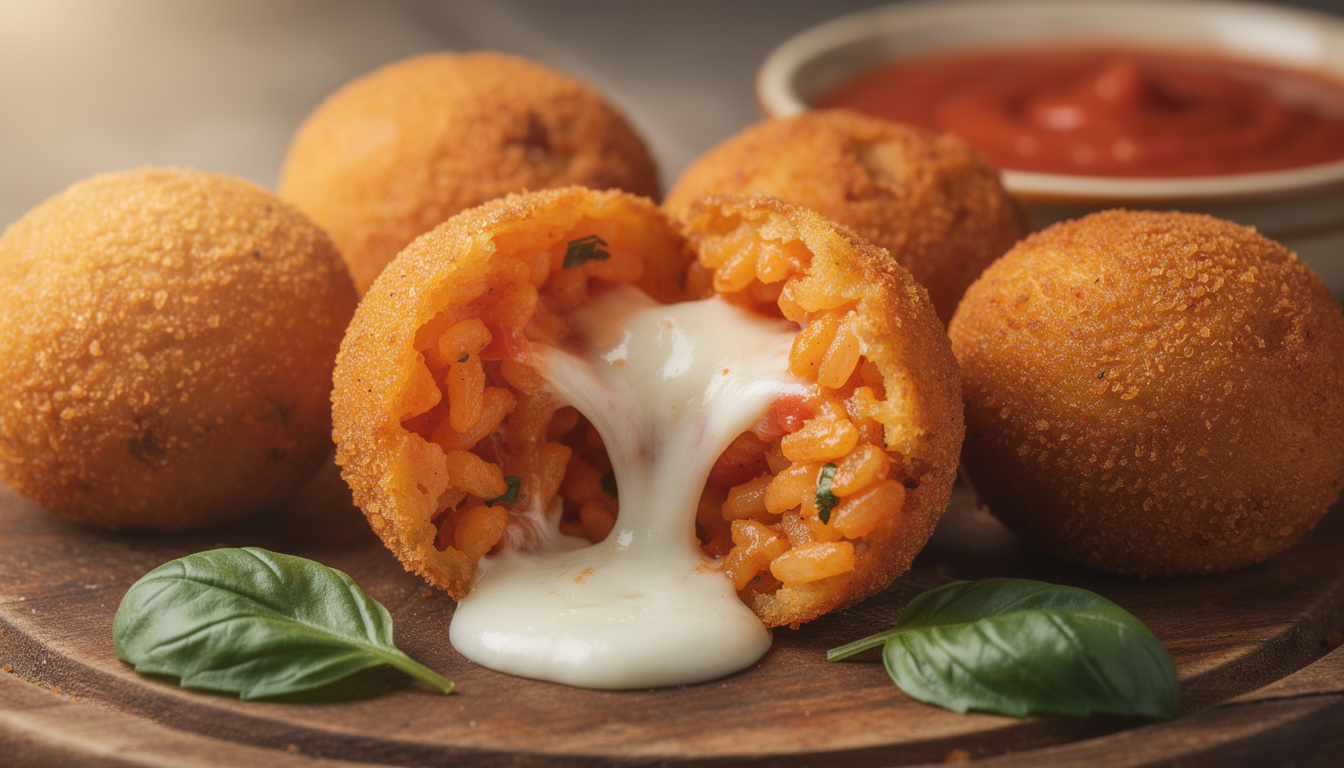découvrez les supplì romains, délicieuses croquettes de riz croustillantes au cœur coulant de fromage fondant, une spécialité italienne savoureuse à ne pas manquer.