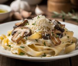 découvrez la recette italienne des tagliatelles aux cèpes, une préparation crémeuse et savoureuse idéale pour un repas authentique et gourmand.