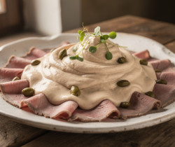 découvrez la recette traditionnelle piémontaise du vitello tonnato, un plat italien raffiné à base de veau tendre nappé d'une sauce onctueuse au thon.