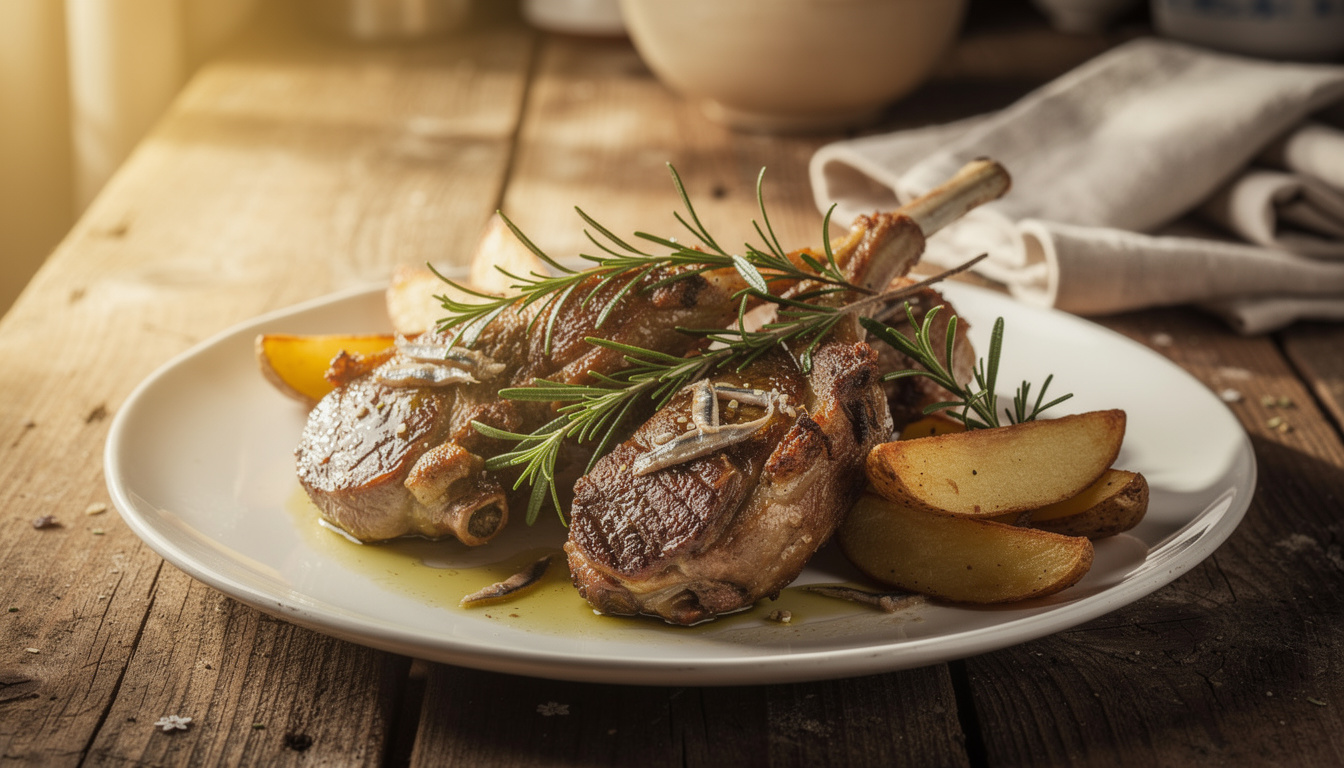 découvrez la recette traditionnelle de l'abbacchio alla romana, un plat italien savoureux à base d'agneau, parfait pour célébrer pâques en famille.