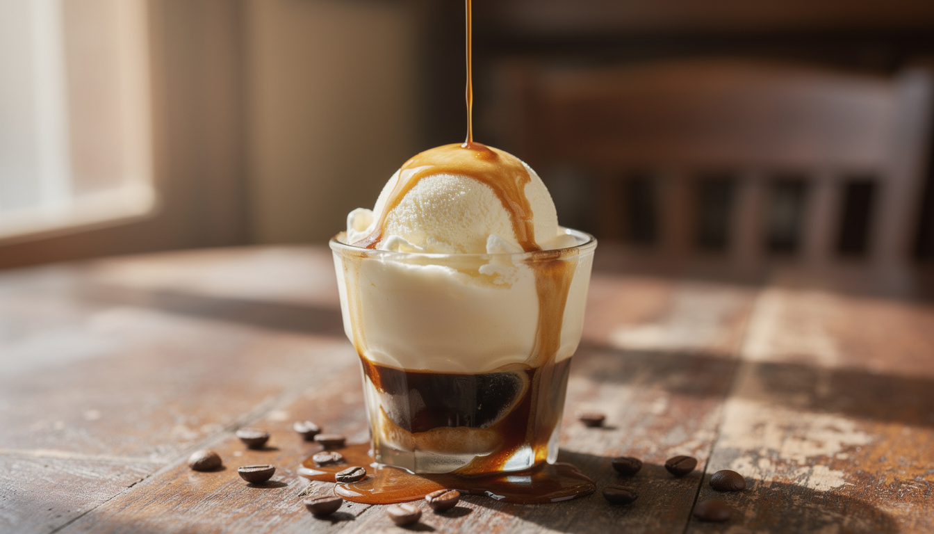 découvrez comment préparer un affogato al caffè, ce délicieux dessert italien alliant café et glace, en seulement 2 minutes pour une pause gourmande rapide et savoureuse.