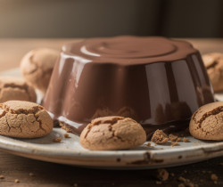 découvrez la recette traditionnelle du bonet piémontais, un délicieux flan au chocolat agrémenté d'amaretti, parfait pour les amateurs de douceurs italiennes.