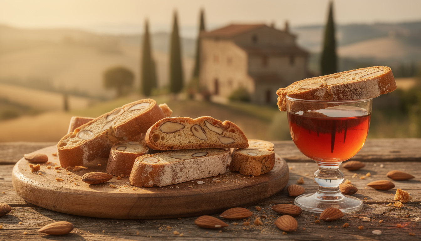 découvrez les cantucci toscans, ces délicieux biscuits aux amandes, parfaits à tremper dans votre café ou vin doux pour un moment gourmand typique de toscane.
