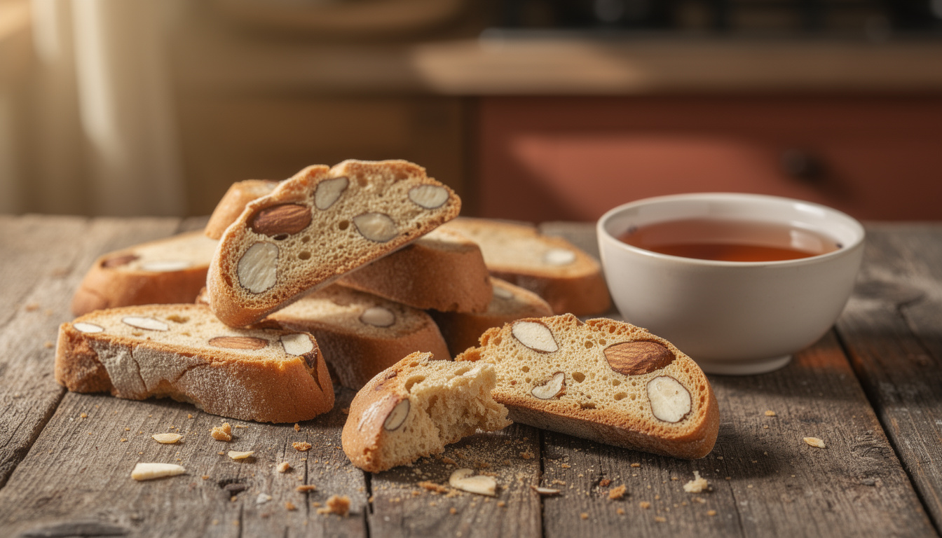 découvrez les cantucci toscans, ces délicieux biscuits aux amandes croquants, parfaits pour être trempés dans un vin doux ou un café. une tradition italienne gourmande à savourer.