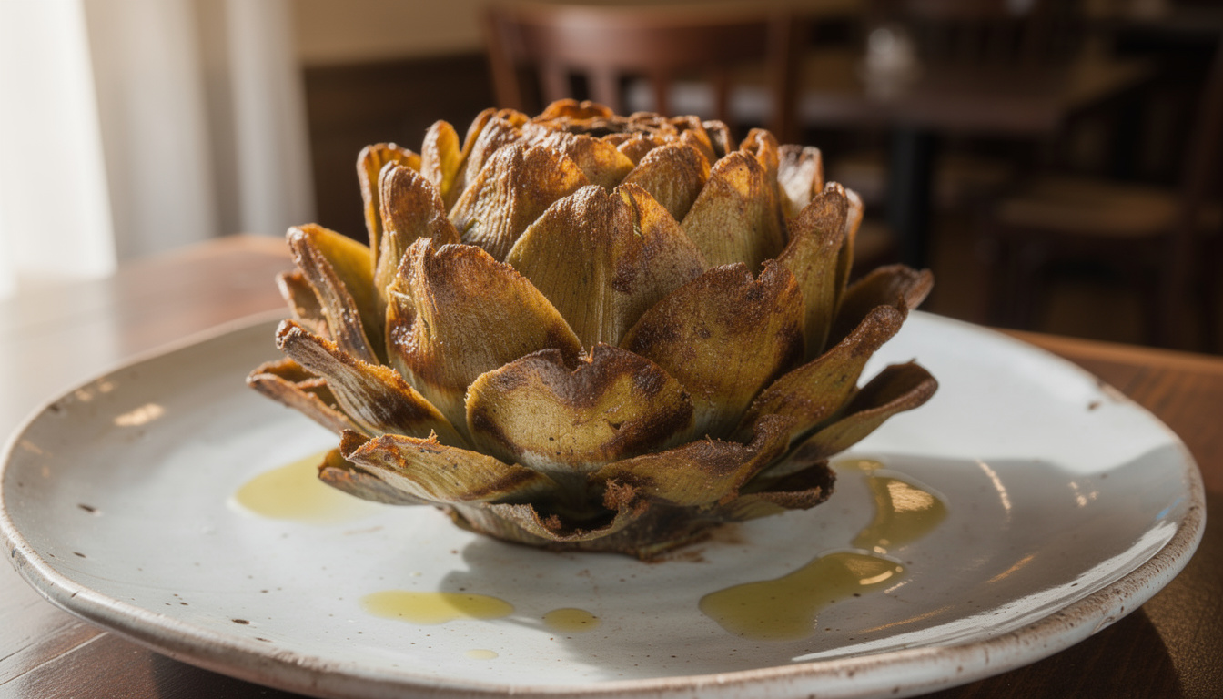 découvrez les carciofi alla giudia, une spécialité traditionnelle du ghetto juif de rome : des artichauts fins et croustillants, frits à la perfection pour un délice authentique et savoureux.