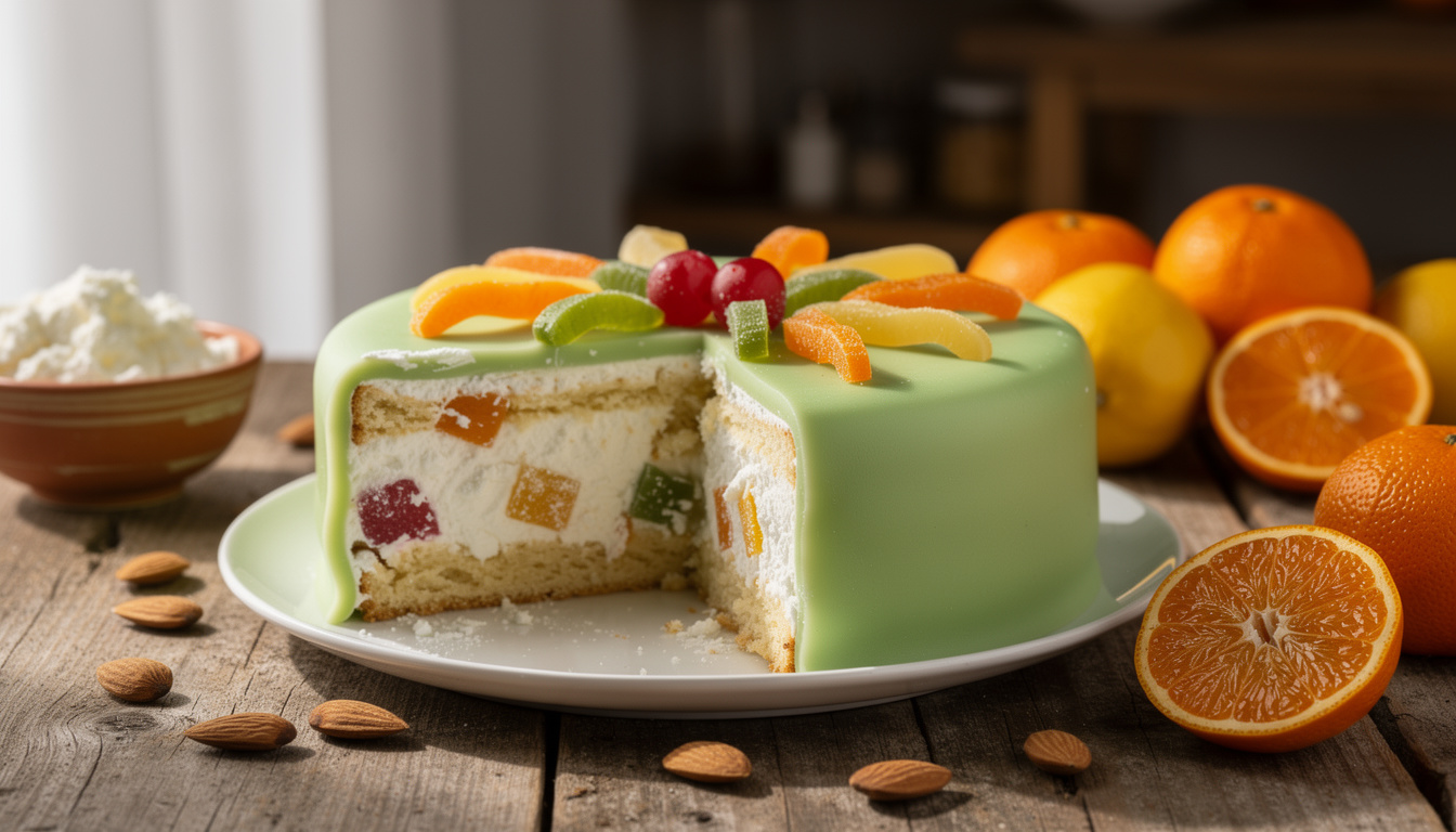 découvrez la cassata sicilienne, un gâteau traditionnel à base de ricotta crémeuse et de pâte d'amande délicatement sucrée, pour un dessert italien savoureux et authentique.