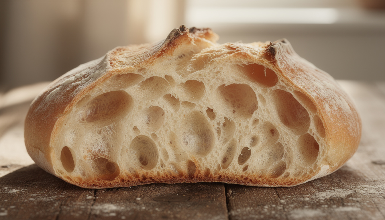 découvrez comment préparer une délicieuse ciabatta maison, ce pain italien traditionnel à la mie légère et alvéolée, parfait pour accompagner vos repas.