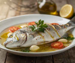 découvrez la recette napolitaine authentique de la dorade all'acqua pazza, un plat savoureux et léger inspiré de la tradition italienne.