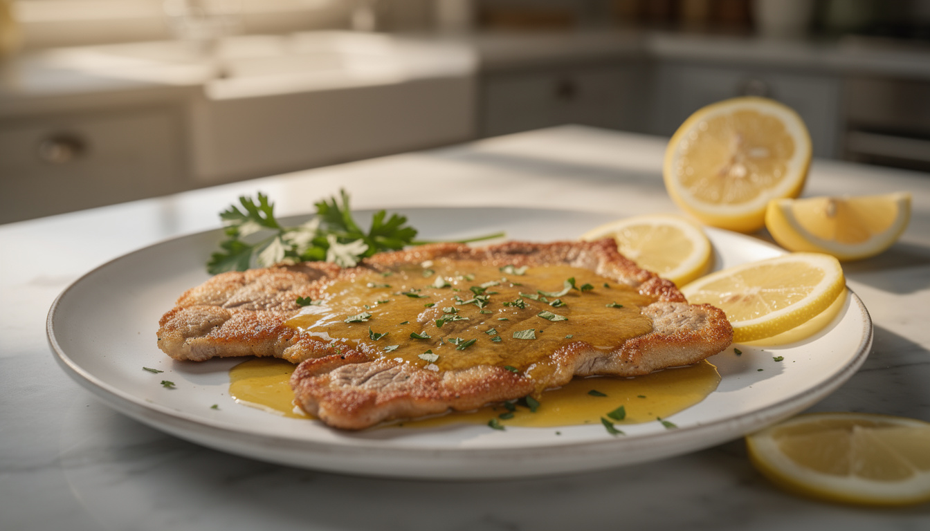 découvrez la recette express des escalopes au citron, une délicieuse scaloppina italienne pleine de saveurs fraîches et acidulées, parfaite pour un repas rapide et gourmand.