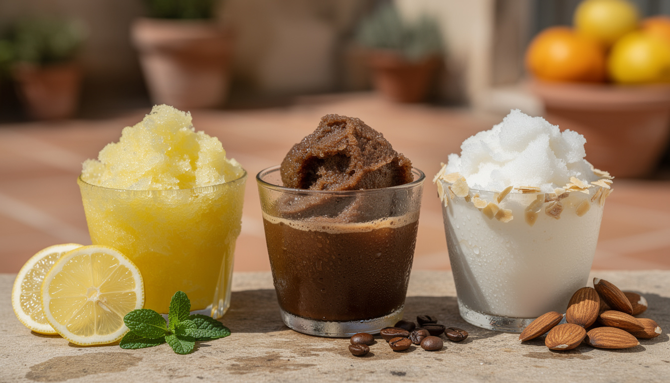 découvrez la granita sicilienne authentique aux saveurs rafraîchissantes de citron, café ou amande, parfaite pour un dessert glacé et gourmand.