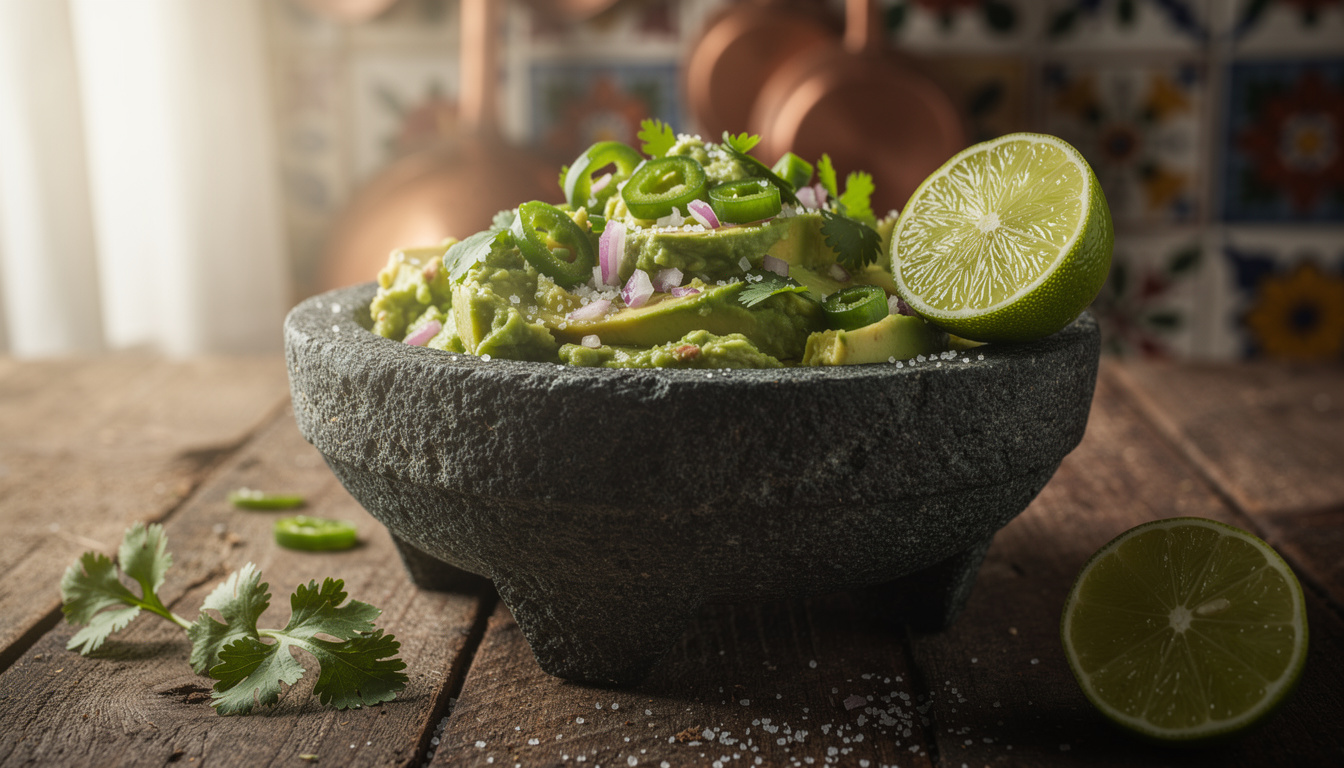 découvrez notre recette unique de guacamole con chicharrón, un guacamole onctueux agrémenté de porc croustillant pour une explosion de saveurs authentiques mexicaines.