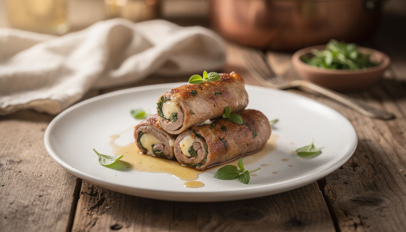 découvrez la recette des involtini de veau, ces délicieuses paupiettes à l'italienne, savoureuses et faciles à préparer pour un repas authentique et gourmand.