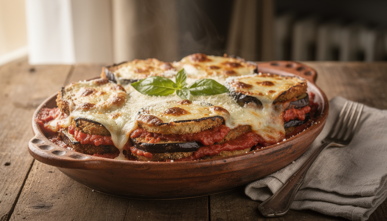découvrez la recette de la parmigiana d'aubergines, un gratin italien fondant alliant saveurs méditerranéennes et gourmandise.