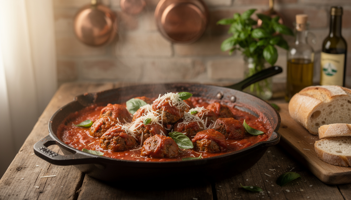 découvrez la recette authentique des polpette, ces délicieuses boulettes de viande italiennes parfumées à la sauce tomate, parfaites pour un repas convivial et savoureux.