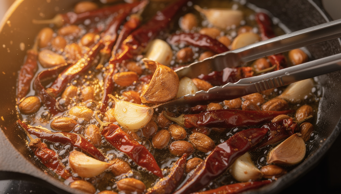 découvrez la salsa macha, une huile pimentée mexicaine riche en saveurs, mêlant le piquant des piments à la douceur des cacahuètes pour sublimer vos plats.