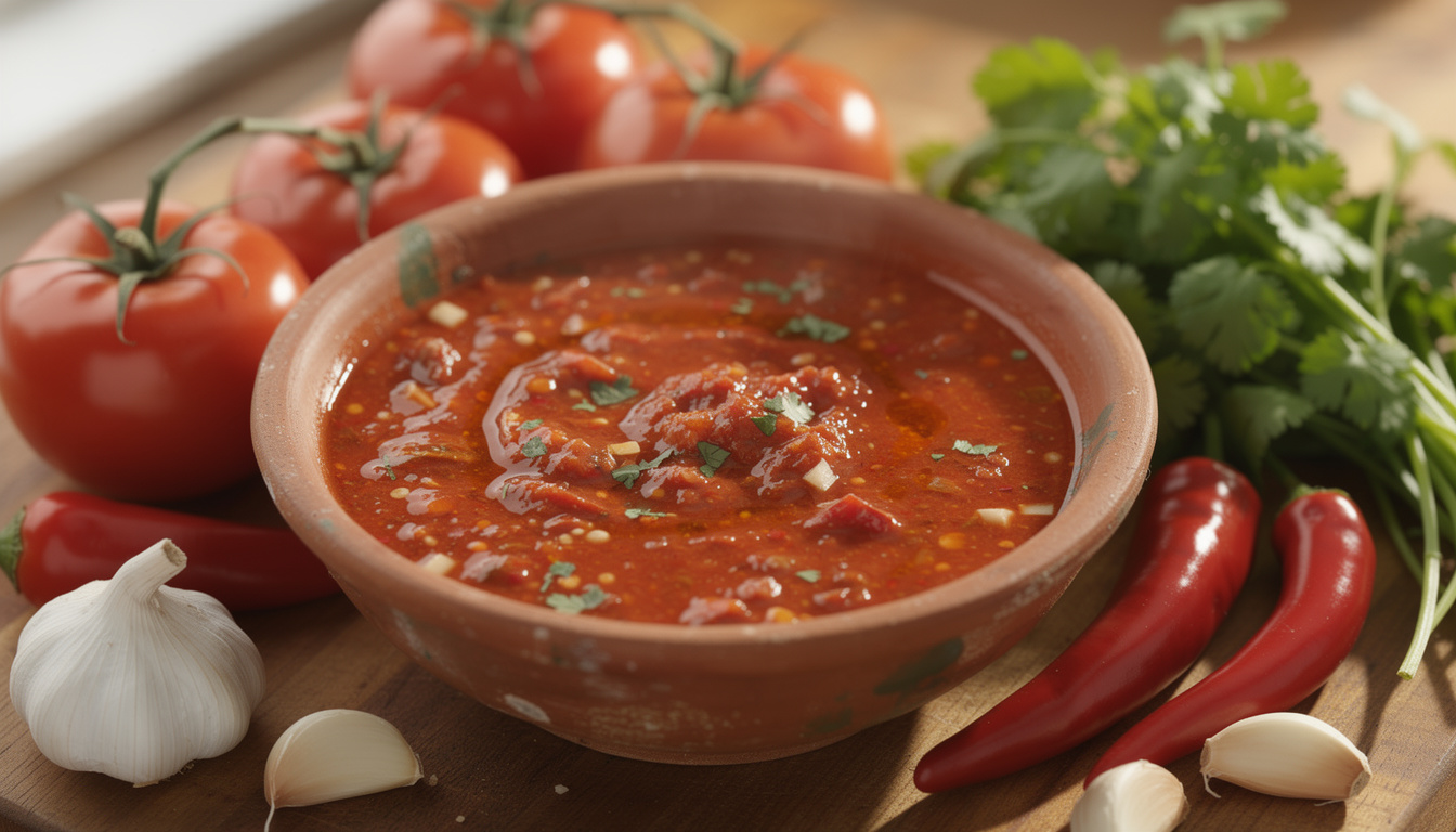 découvrez la salsa roja, la sauce rouge piquante mexicaine traditionnelle, idéale pour relever vos plats avec une saveur authentique et épicée.