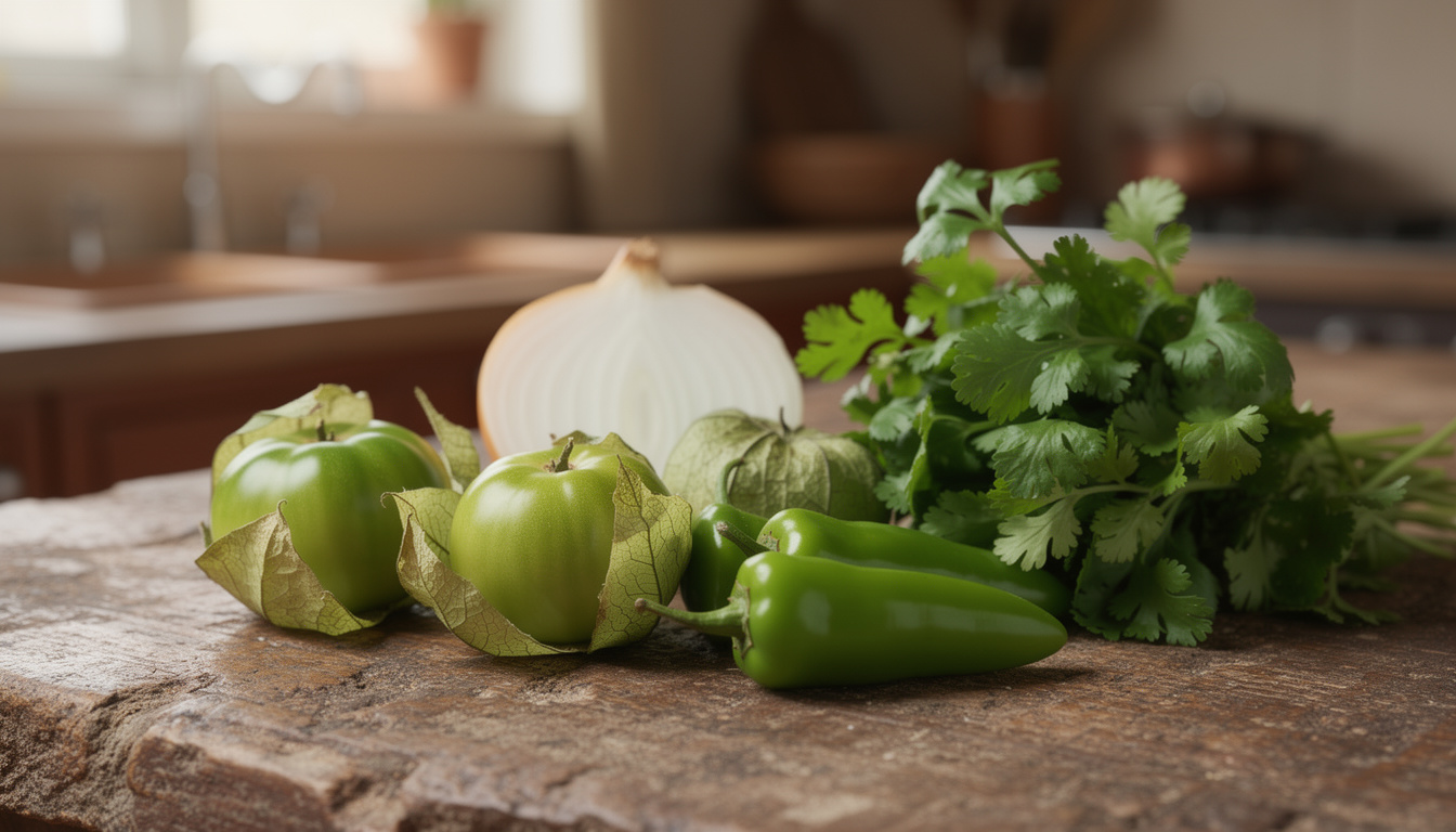 découvrez la salsa verde, la délicieuse sauce verte mexicaine à base de tomatillo, parfaite pour relever vos plats avec une touche authentique et fraîche.