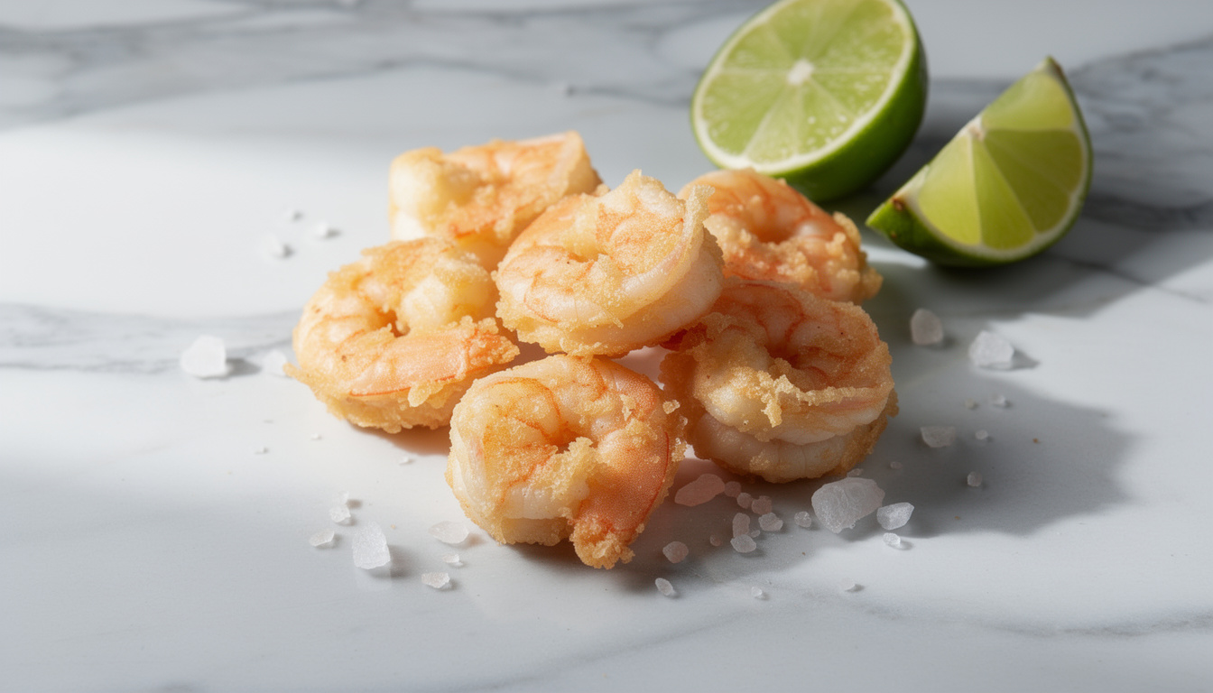 découvrez nos délicieux tacos de camarón, des tacos garnis de crevettes panées croustillantes, parfaits pour un repas savoureux et exotique.