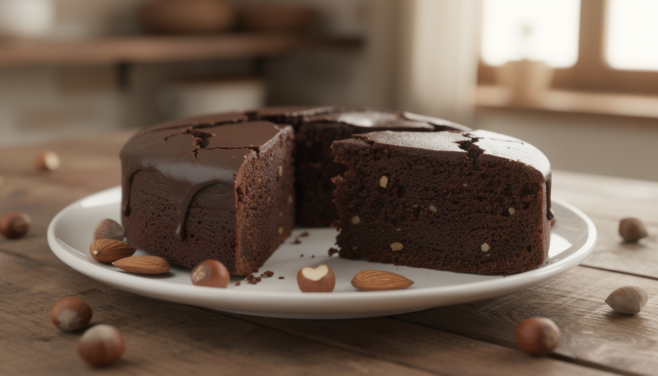 découvrez la recette authentique de la torta caprese, un délicieux gâteau au chocolat sans farine, moelleux et savoureux, idéal pour les amateurs de desserts gourmands et sans gluten.