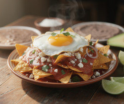 découvrez les chilaquiles, un délicieux petit-déjeuner mexicain à base de tortillas croustillantes, sauce piquante et garnitures savoureuses pour bien commencer la journée.