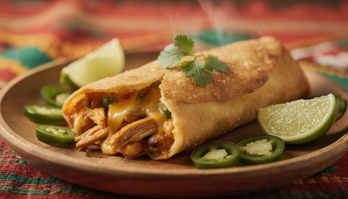 découvrez les chimichangas, ces burritos frits croustillants typiques du mexique, parfaits pour un repas savoureux et authentique.