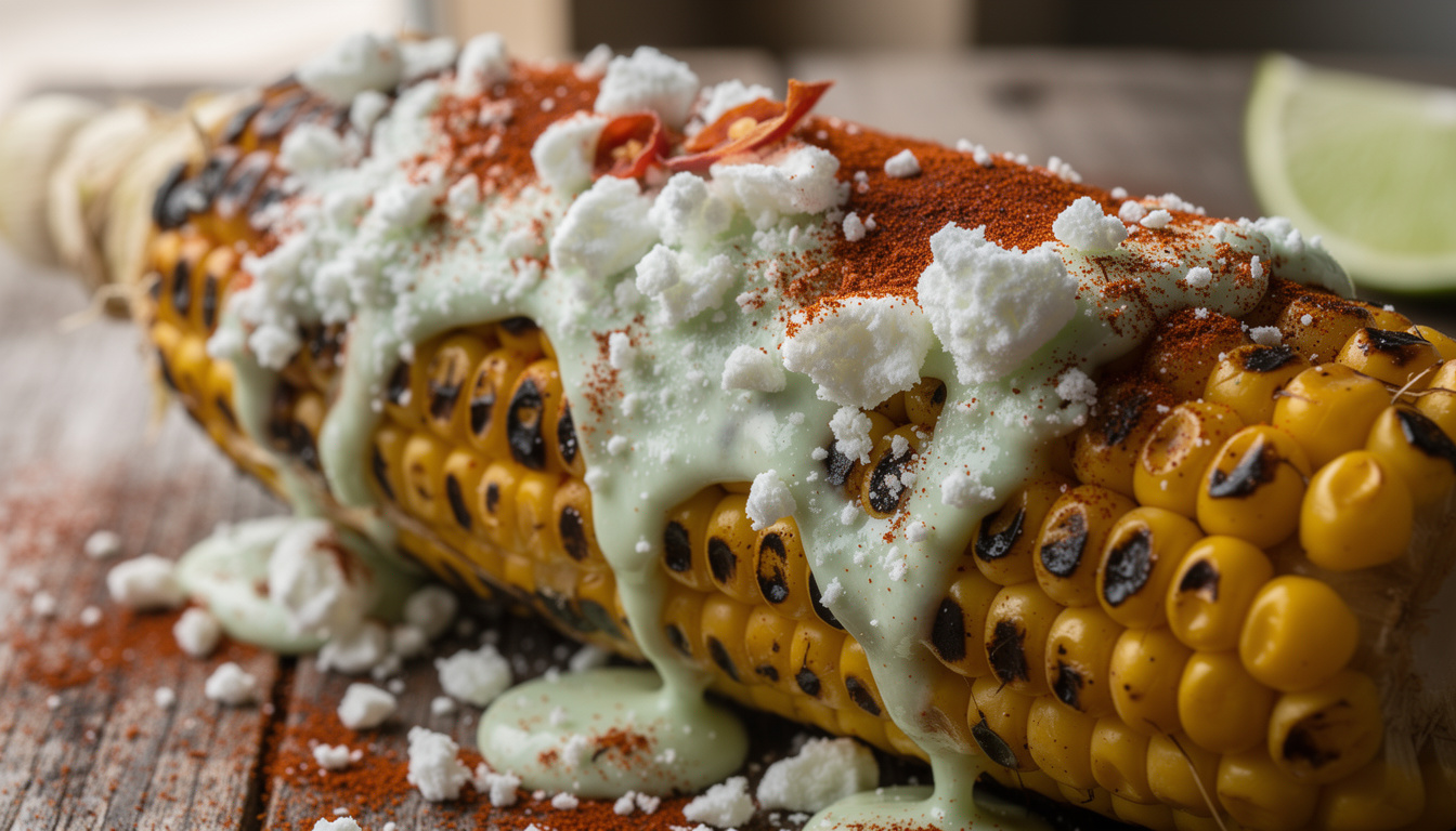 découvrez l'elote, le maïs grillé à la mexicaine, une délicieuse gourmandise épicée et crémeuse, idéale pour vos envies d'été et vos repas conviviaux.