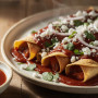 Enchiladas rojas : les tortillas roulées à la sauce chili