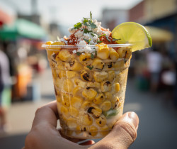 découvrez les esquites, le maïs en gobelet préparé à la manière de la street food mexicaine, une délicieuse explosion de saveurs à ne pas manquer !