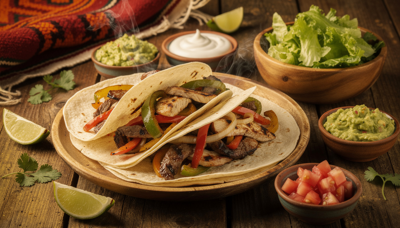 découvrez comment préparer des fajitas de pollo savoureuses avec du poulet grillé tendre, parfaites pour un repas convivial et plein de saveurs mexicaines.