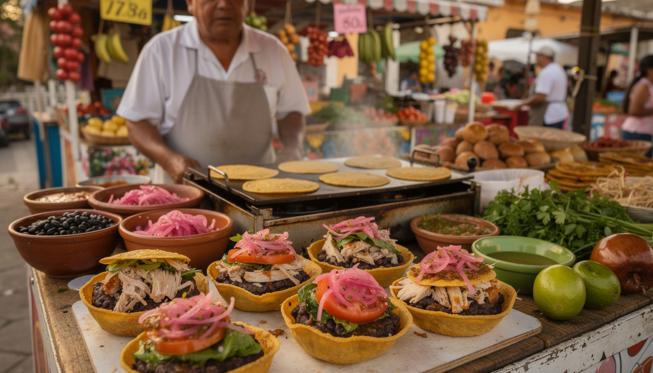découvrez les panuchos, délicieuses tortillas farcies aux haricots du yucatán, une spécialité mexicaine savoureuse et authentique à ne pas manquer.