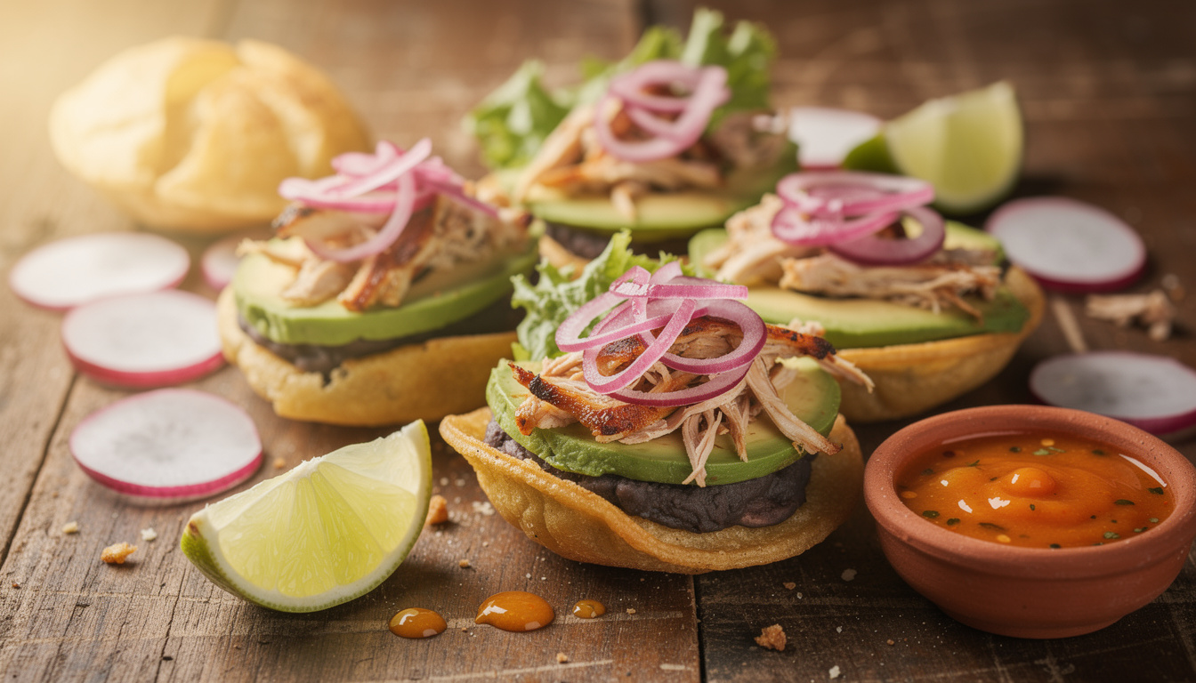 découvrez les panuchos, délicieuses tortillas farcies aux haricots typiques du yucatán, une spécialité mexicaine pleine de saveurs et d'authenticité.