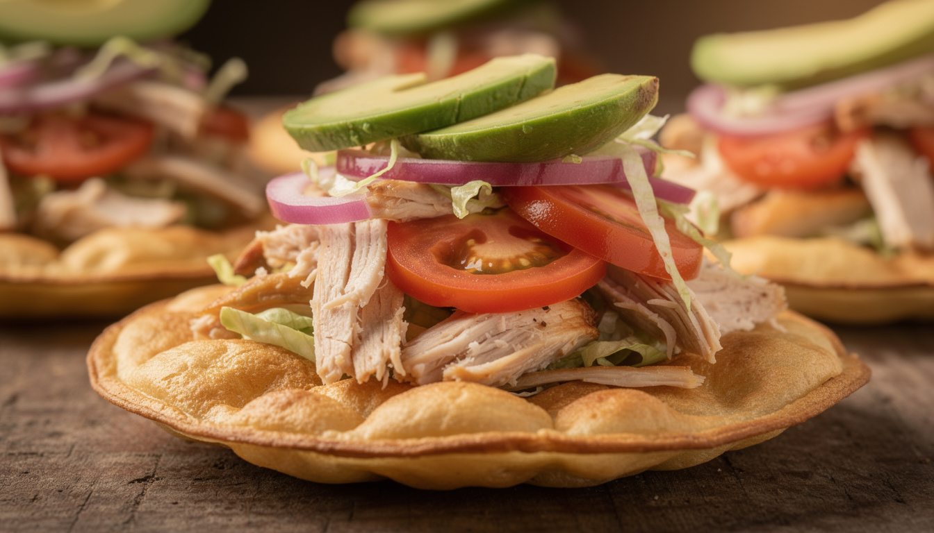 découvrez les salbutes, ces délicieuses tortillas gonflées garnies typiques du yucatán, parfaites pour savourer les saveurs authentiques du mexique.