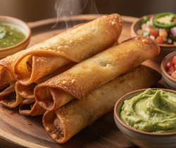 découvrez les taquitos, ces délicieux tacos roulés et frits aussi appelés flautas, parfaits pour un apéritif croustillant et savoureux.