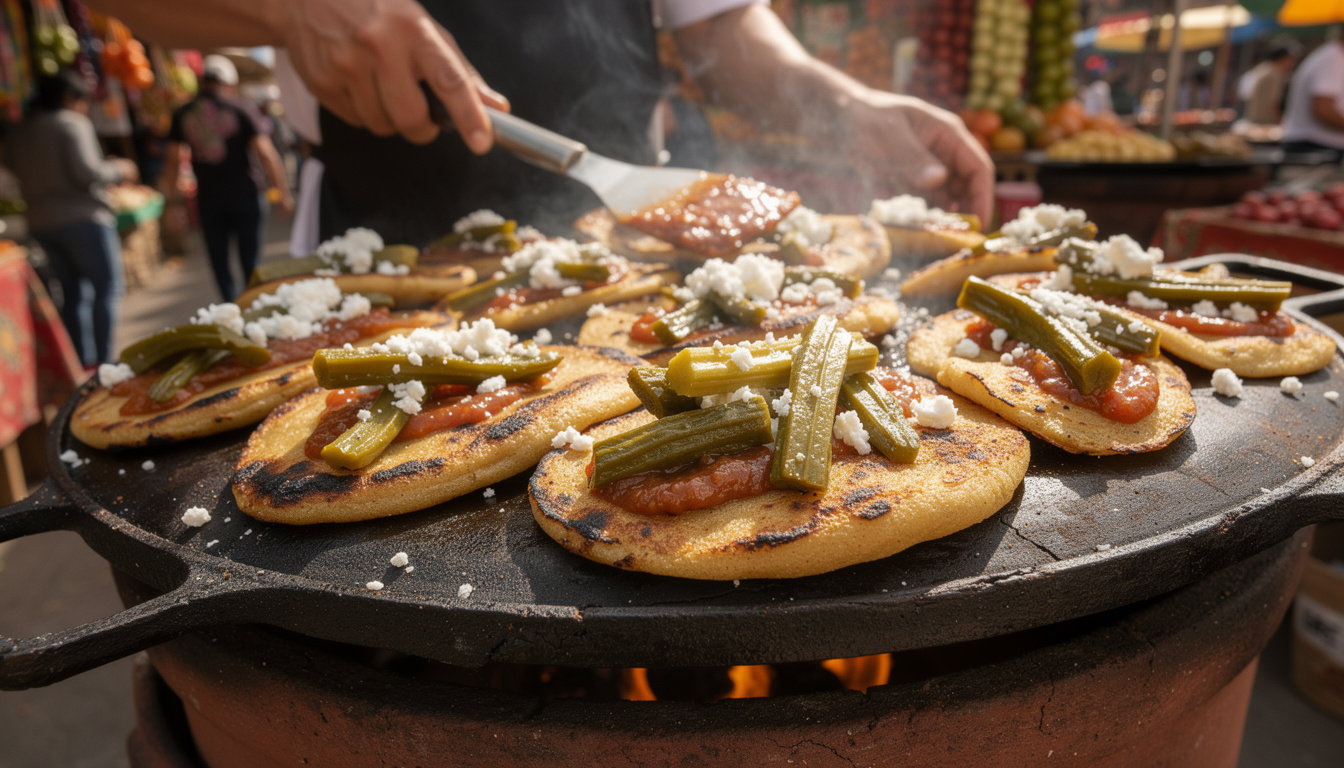 découvrez les tlacoyos, ces galettes de maïs préhispaniques farcies, savoureux trésors culinaires traditionnels du mexique à déguster chaud.