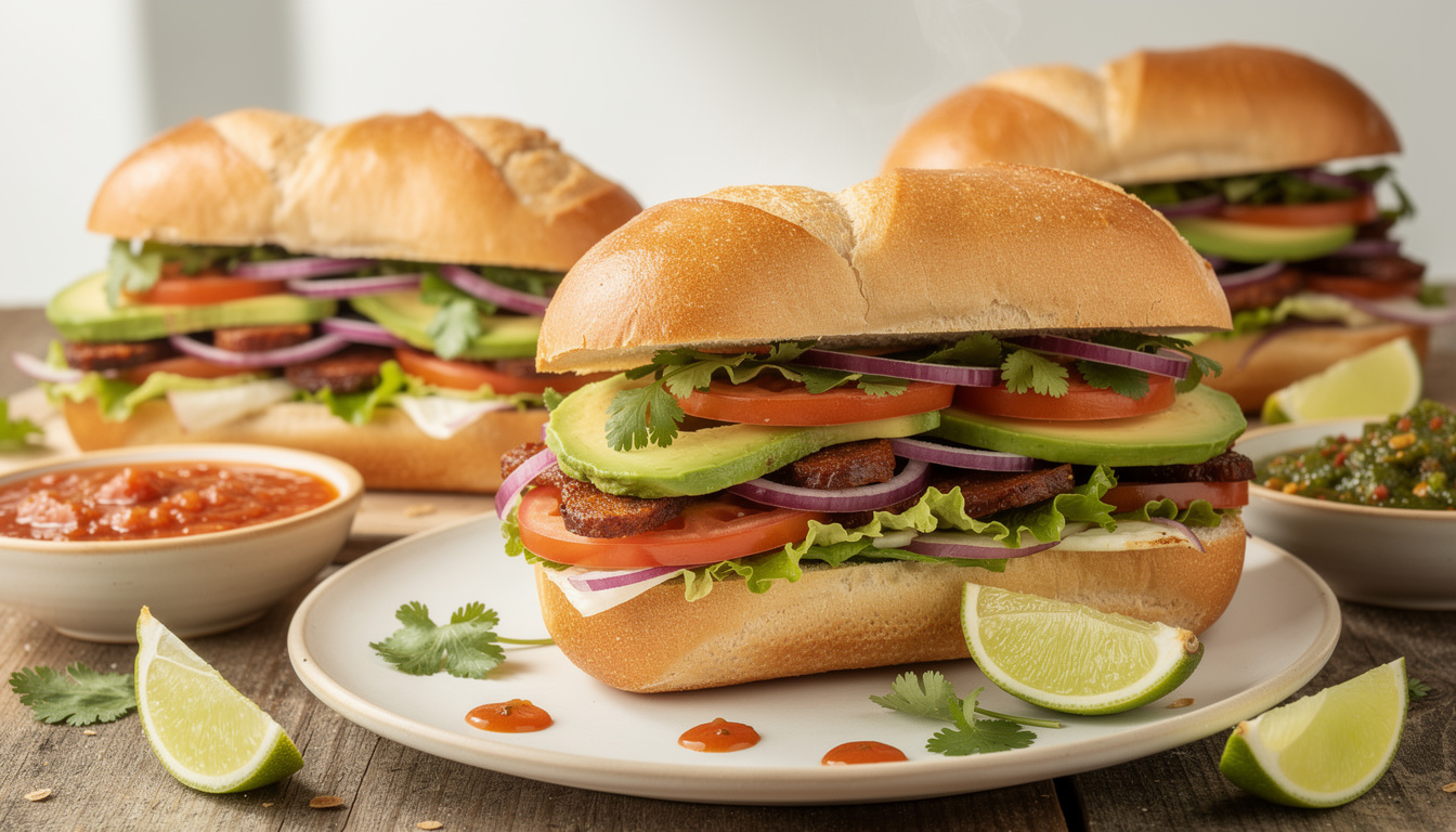 découvrez les tortas, ces délicieux sandwichs mexicains garnis de saveurs authentiques, parfaits pour un repas convivial et gourmand.