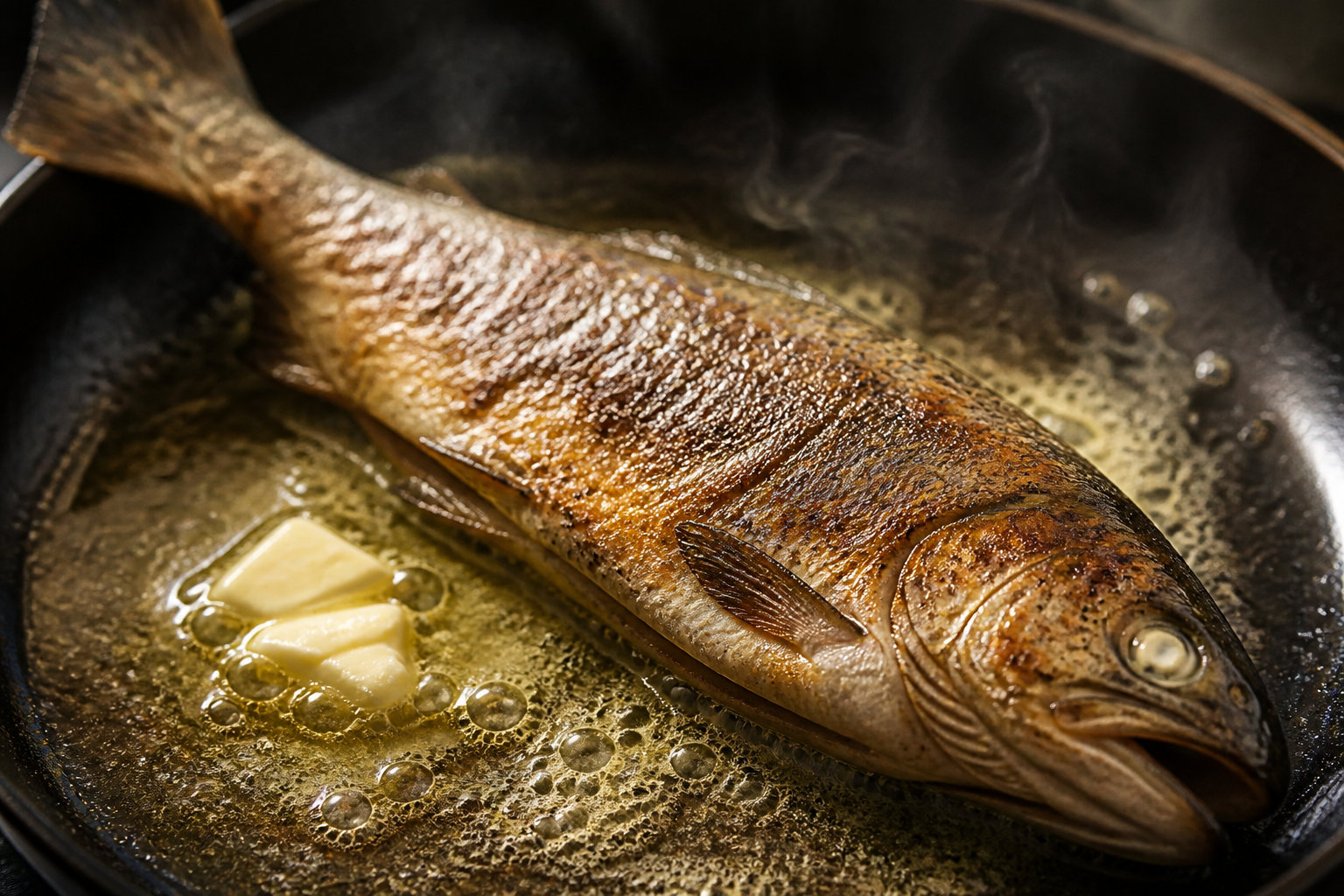 Réussir la cuisson de la truite à la poêle